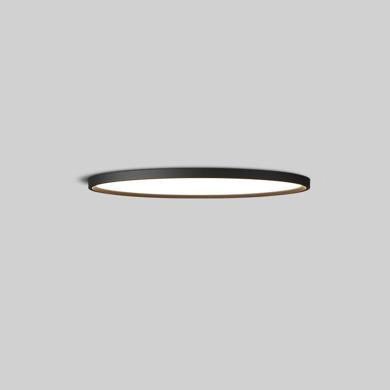Modern Flat Round Flush Mount Ceiling Light Fixture