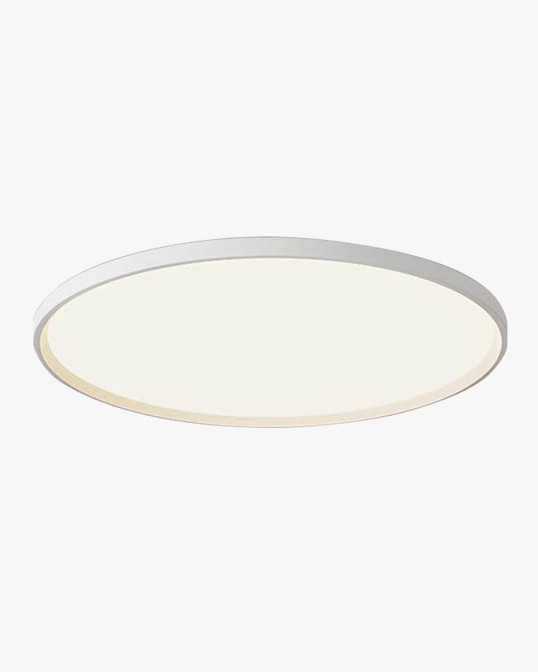 Modern Flat Round Flush Mount Ceiling Light Fixture