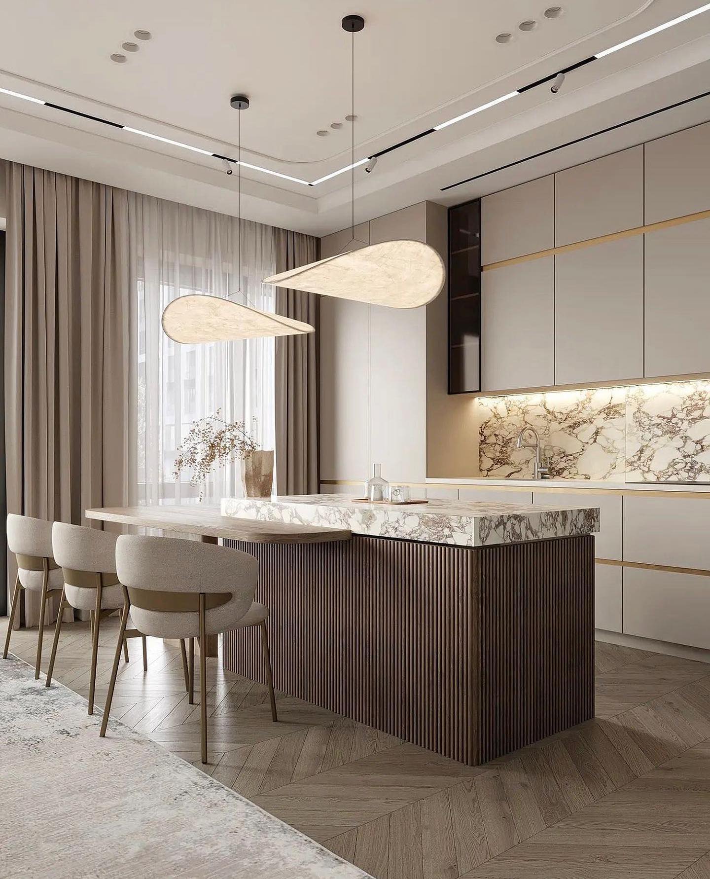 Modern Adjustable Tense Pendant Light for Stylish Home Decor