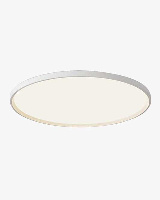 Modern Flat Round Flush Mount Ceiling Light Fixture