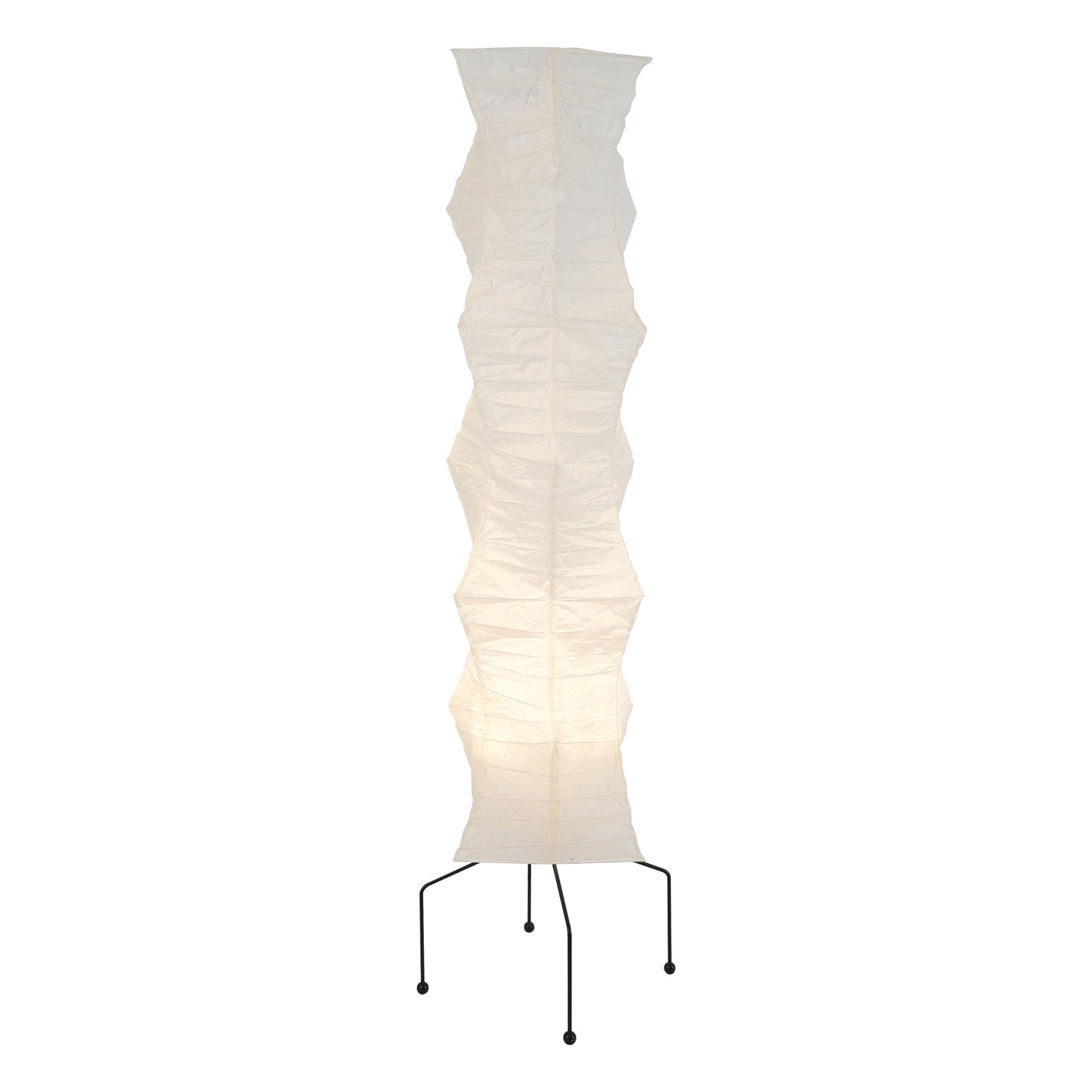 Elegant Rice Paper Floor Lamp for Ambient Lighting and Home Decor