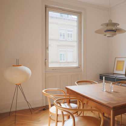 Elegant Rice Paper Floor Lamp for Ambient Lighting and Home Decor