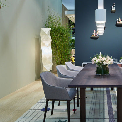 Elegant Rice Paper Floor Lamp for Ambient Lighting and Home Decor