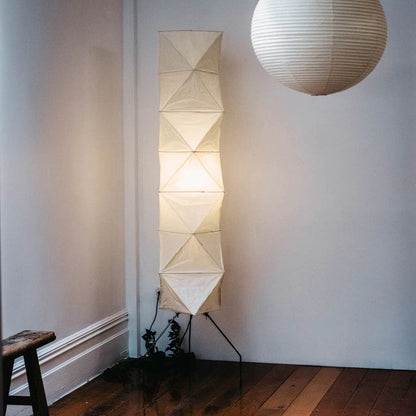 Elegant Rice Paper Floor Lamp for Ambient Lighting and Home Decor
