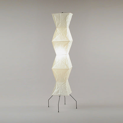 Elegant Rice Paper Floor Lamp for Ambient Lighting and Home Decor