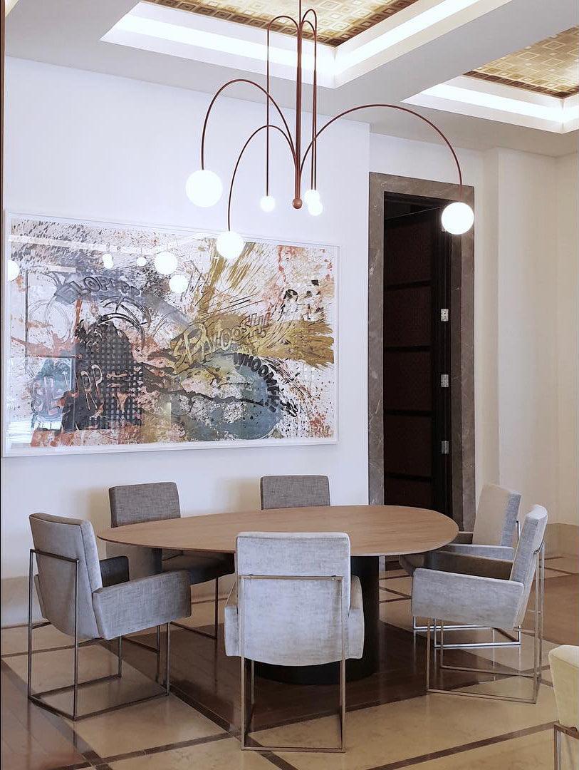 Elegant Gran Finale Ceiling Suspension Light Fixture