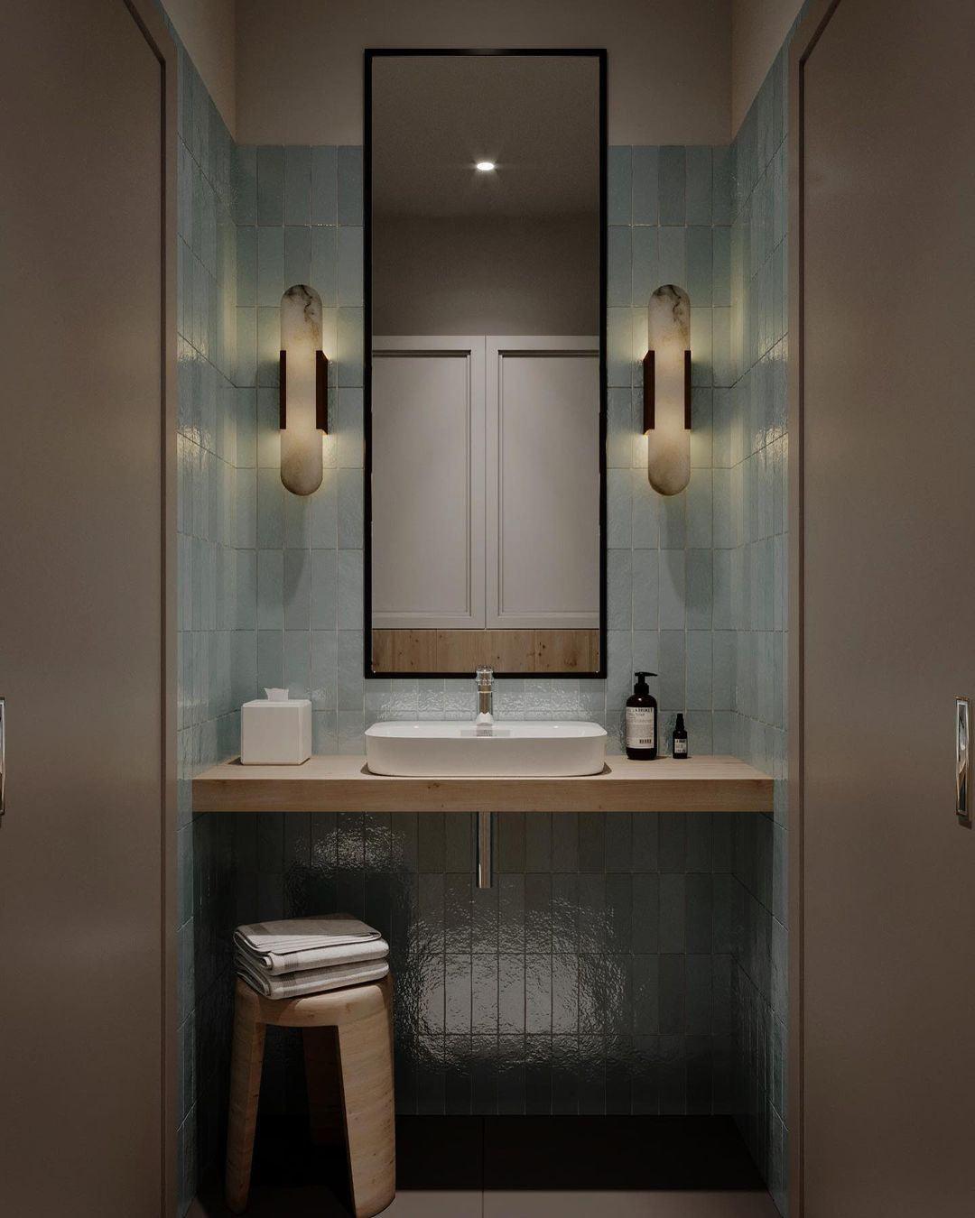 Elegant Elongated Alabaster Wall Light Fixture for Modern Home Decor