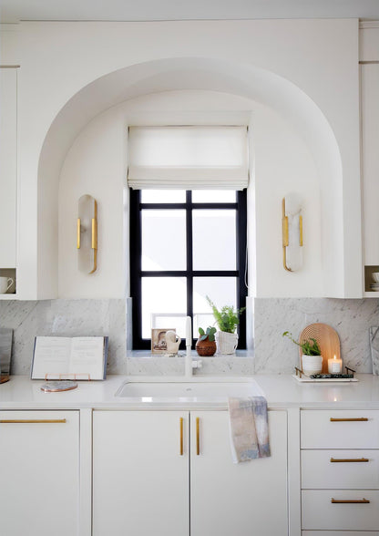 Elegant Elongated Alabaster Wall Light Fixture for Modern Home Decor