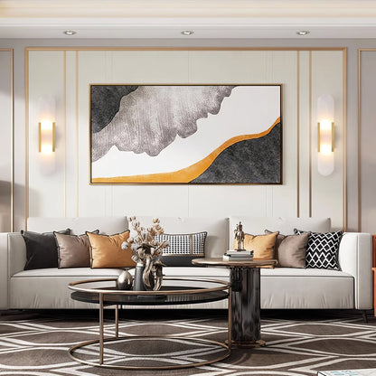 Elegant Elongated Alabaster Wall Light Fixture for Modern Home Decor