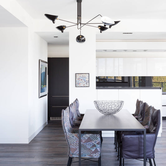 Modern Adjustable Ceiling Light Fixture - Elegant Design for Home Decor