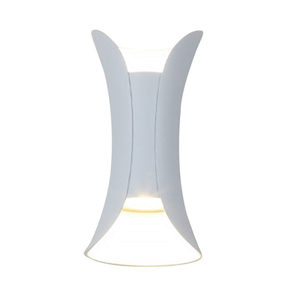 Waterproof Modern Curved LED Up and Down Outdoor Wall Lights for Stylish Illumination