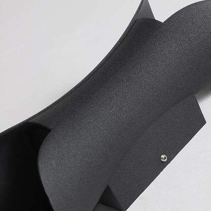 Waterproof Modern Curved LED Up and Down Outdoor Wall Lights for Stylish Illumination
